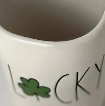 Rae Dunn "Lucky" Mug - HER Home Design Boutique